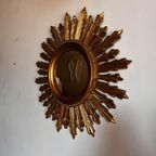 Italiaanse Zonnespiegel Sunburst Vintage Iaren 70 thumbnail 2