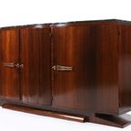 Belgium Art Deco Cabinet With Black Marble Top thumbnail 4