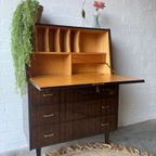 Retro Vintage Mid-century Secretaire thumbnail 16