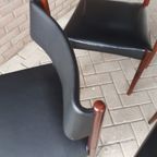 Set Van 4 Eetkamerstoelen Jaren 60 Bovenkamp Stoelen Aksel Bender thumbnail 5