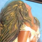 Vintage Xl Leren Reliëf Schilderij Van Een Sexy Dame thumbnail 6