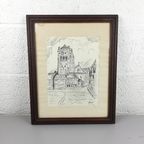 José - Pentekening Grote Markt Veurne - 1975 thumbnail 2