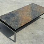 Vintage Brutalist Coffee Table With Chrome Frame, 1970 thumbnail 24