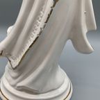 Xl Vintage Beeld Geisha Italiaans Keramiek thumbnail 13