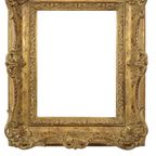 Vintage Houten Barok Rococo Stijl Lijst Klassiek Goud 35x29cm thumbnail 3