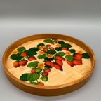 Vintage Set Dienbladen Bamboe Strawberry thumbnail 8
