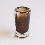 Cola Colored Vintage Glass Vase By Schott Zwiesel, Germany 1970S thumbnail 5