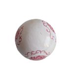 Een Ronde Bal Gips Ø 10 Cm Met Bloemmotief thumbnail 4