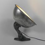 Industriele Aluminium Straatlamp, Wandlamp, Jaren 50 thumbnail 6