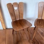 2 Brutalist Vintage Stoelen Frans Jaren 60. thumbnail 9