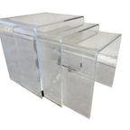 Set Van 3 Nesting Tables In Plexiglas / Salontafel thumbnail 6