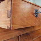 Antiek Dressoir Buffet Commode 19E Eeuws Frans Kersenhout thumbnail 5