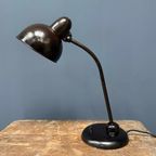 Ongemerkte Zwarte Kaiser Idell Bureaulamp Model 6551 thumbnail 5