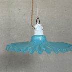 Vintage Kraaglamp – Glas En Porselein thumbnail 3