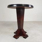 Art Deco Stijl Tafel Met Verschillende Soorten Ingelegd Hout thumbnail 14