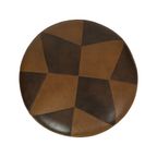 Ronde Vintage Poef Bruin Stermotief Skai Sixties thumbnail 5