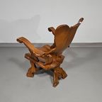 3 X Large Oak Claw Armchairs 1960S 70 X 70 X 90 Cm thumbnail 32