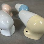 4x Wagenfeld Wv369 Wandlampen – Pastelkleuren thumbnail 5