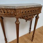 Barok Rococo Wandconsole Sidetable Met Marmer Blad En Spiegel 05 thumbnail 20