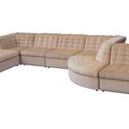 Vintage Laauser Modulaire Zitgroep Velours 6-zits thumbnail 19