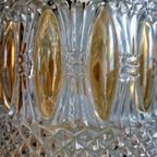 Grote Hanglamp Van Glas En Messing, Type Lantaarn, 1960 thumbnail 12
