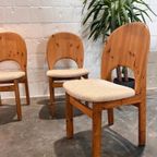 Vintage Scandinavische Stoelen Set. (Glostrup Denemarken) thumbnail 5