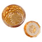 Artdeco Carnival Kristal Sieradendoos Iriserend Oranje 1930’s thumbnail 6