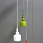 Holmegaard Multicolor Pendant Lamp 3 Glass Shades thumbnail 3