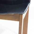 Mid-century Set Van 6 Lederen Eetkamerstoelen Door Arfa & Tobia Scarpa, 1970 thumbnail 9