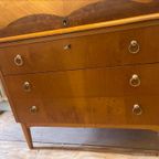 Vintage Rolltop Kast-/ Secretaire Deens thumbnail 15