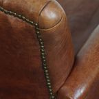 Stijlvolle Schapenleren Art Deco Fauteuil/ Armchair Met Een Tijdloos Design En Karakter thumbnail 16