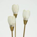 Brushed Brass And Glass Table Lamp Germany 1970S thumbnail 8