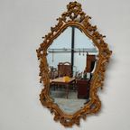 Vintage Barok Brocante Rococo Spiegel Schouwspiegel Facet 13 thumbnail 2