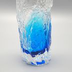 Ijsglas Vaasje Blauw Jaren 60 thumbnail 7