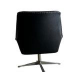 Vintage Zwarte Fauteuil. / Stoel / Eenzit Met Stervoet thumbnail 11