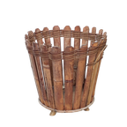 Rotan Bloempottenhouder Of Mand Jaren 50 – Rohe - (mb04) thumbnail 2