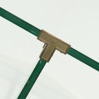 Peter Ghyczy Console Table Model T30 In Glass And Brass 1970S thumbnail 12