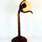 Mid Century - Palm Tree Lamp - Hout - Italië - 1950'S thumbnail 3