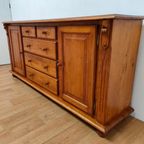 Vintage Landelijk Grenenhout Dressoir Buffetkast Ladekast thumbnail 5