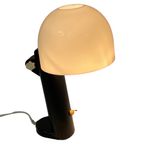 Fuder - Mushroom Table Lamp - Black Plastic Base And Adjustable White Acrylic Shade thumbnail 2