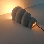 Vintage Italiaanse Keramiek Muur Lamp Wolk. thumbnail 3