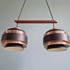 Scandinavische Kroonluchter In Geanodiseerd Aluminium, 1960 thumbnail 9