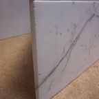 Wit Carrara Marmeren Hoektafel, Hoek Salontafel thumbnail 11