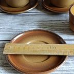 Vintage "grès De Rigny" Stoneware Kop & Schotels (5 Stuks) – Prachtig Frans Design thumbnail 15
