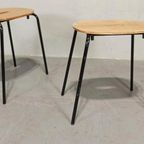 2 X Sostrene Grene Kruk, Hout En Metaal, P/p/s thumbnail 3