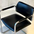 Exquis Vergaderstoelen 3X Vintage Kantoor Stoelen Prijs P/St thumbnail 3