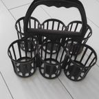 Vintage Flessenrek Flessenmand Curver Bruin thumbnail 4