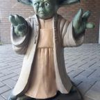 Xxl Yoda Beeld Van Fiberglass Of Kunststof Star Warsstarwars thumbnail 2