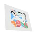 Offset Litho Naar Tom Wesselmann Monica With Tulips 299/450 Pop Art thumbnail 3
