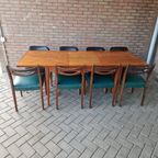 Vintage Uitschuifbare Eettafel Vintage Tafel thumbnail 13